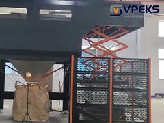 VPEKS layer-by-layer depalletizer có thể được sử dụng cho thực phẩm mà không bị tràn bụi